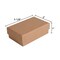 Elegant Kraft Paper Jewelry Gift Boxes - Set of 24 with Sponge Inserts for Necklaces & Bracelets